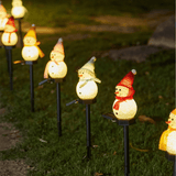 Bonhomme de Neige Lumineux Noel Lampe Jardin Eclairage Lumière Spot Deco