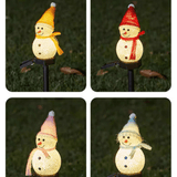 Bonhomme de Neige Lumineux Noel Lampe Jardin Eclairage Lumière Spot Deco