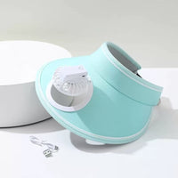 Casquette Visière avec Ventilateur Portatif Intégré Mode Accessoire