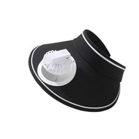 Casquette Visière avec Ventilateur Portatif Intégré Mode Accessoire