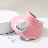 Casquette Visière avec Ventilateur Portatif Intégré Mode Accessoire