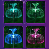 Lampes de Jardin Eclairage Lumière Spot Méduse Lumineux Jelly Light