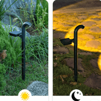 Lampes de Jardin Eclairage Lumière Spot Lumineux Chemin Energie Solaire