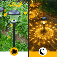 Lampe de Jardin Eclairage Lumière Cercle Rond Spot Lumineux Chemin