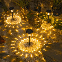 Lampe de Jardin Eclairage Lumière Cercle Rond Spot Lumineux Chemin
