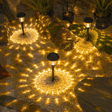 Lampe de Jardin Eclairage Lumière Cercle Rond Spot Lumineux Chemin