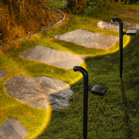 Lampes de Jardin Eclairage Lumière Spot Lumineux Chemin Energie Solaire