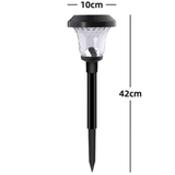 Lampe de Jardin Eclairage Lumière Cercle Rond Spot Lumineux Chemin