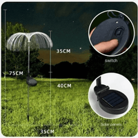 Lampes de Jardin Eclairage Lumière Spot Méduse Lumineux Jelly Light