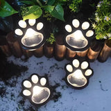 Pattes de Chat Energie Solaire Coussinet Eclairage Lumiere Mignon