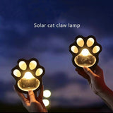 Pattes de Chat Energie Solaire Coussinet Eclairage Lumiere Mignon