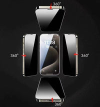 Protection écran 3 en 1 Smartphone Verre Protecteur Anti Regard Indiscret